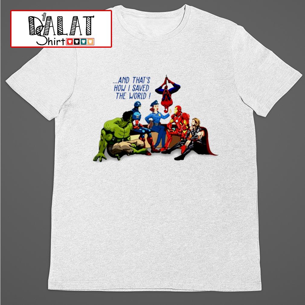 t shirt with jesus and superheroes