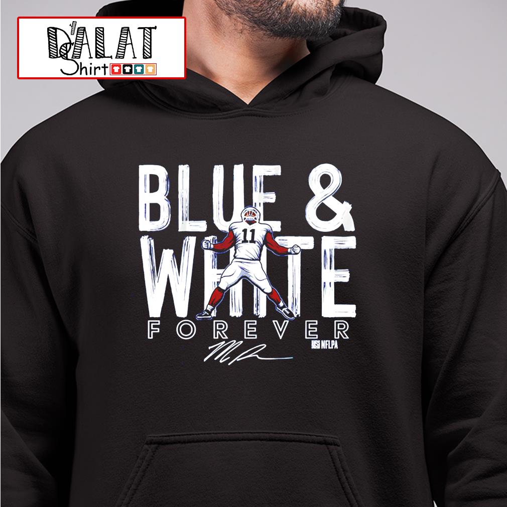 Micah Parsons Blue and White forever signature shirt, hoodie, sweater, long  sleeve and tank top