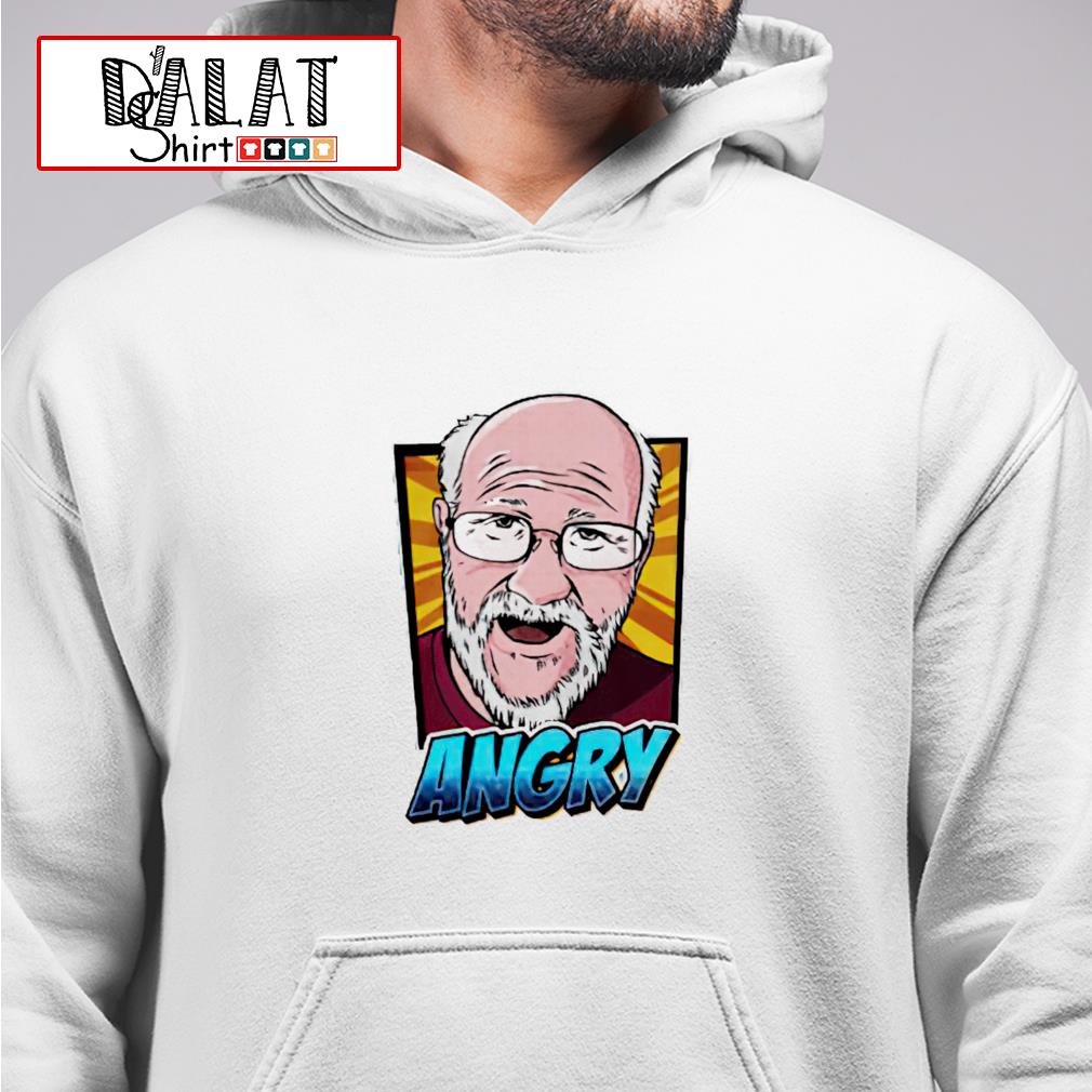 Angry shop grandpa hoodie