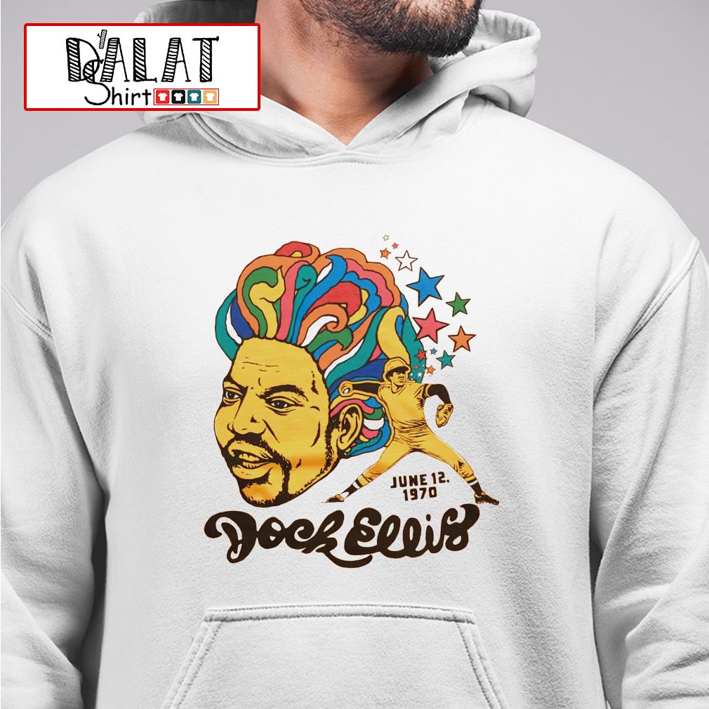 Dock Ellis June 12 1970 T-Shirt from Homage. | Gold | Vintage Apparel from Homage.