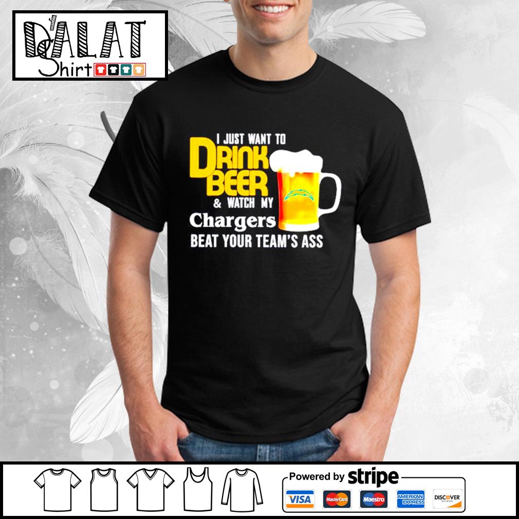 NFL Los Angeles Chargers Drink Beer And Watch My Chargers Shirt Gift For  Fan - YesItCustom