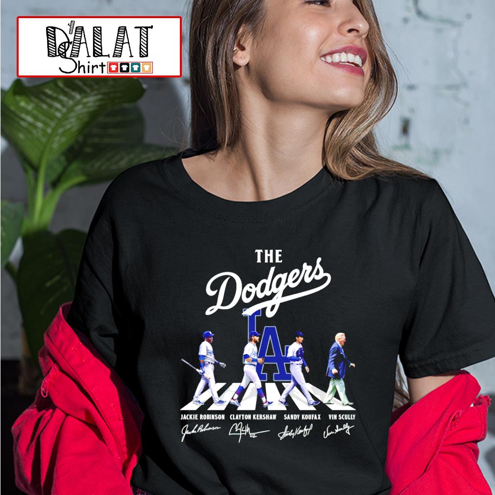 The Dodgers Abbey Road signature shirt - Dalatshirt