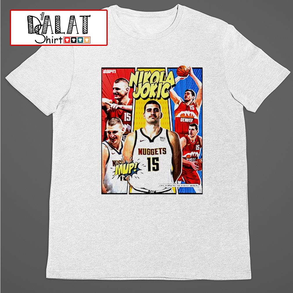 Unique Signature Of NBA Finals Most Valuable Player Nikola Jokic T Shirt, Denver  Nuggets T Shirt Mens - Allsoymade