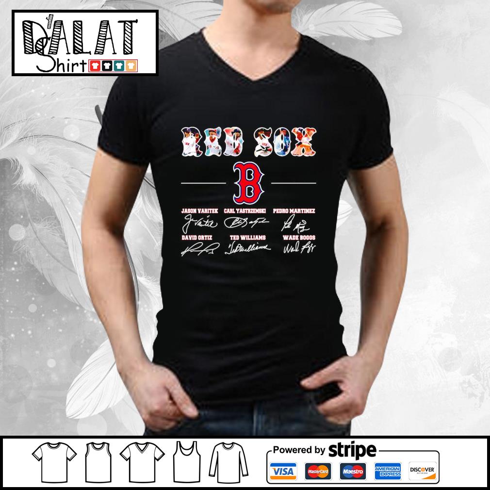 Red Sox Jason Varitek Carl Yastrzemski Pedro Martinez signature shirt -  Dalatshirt