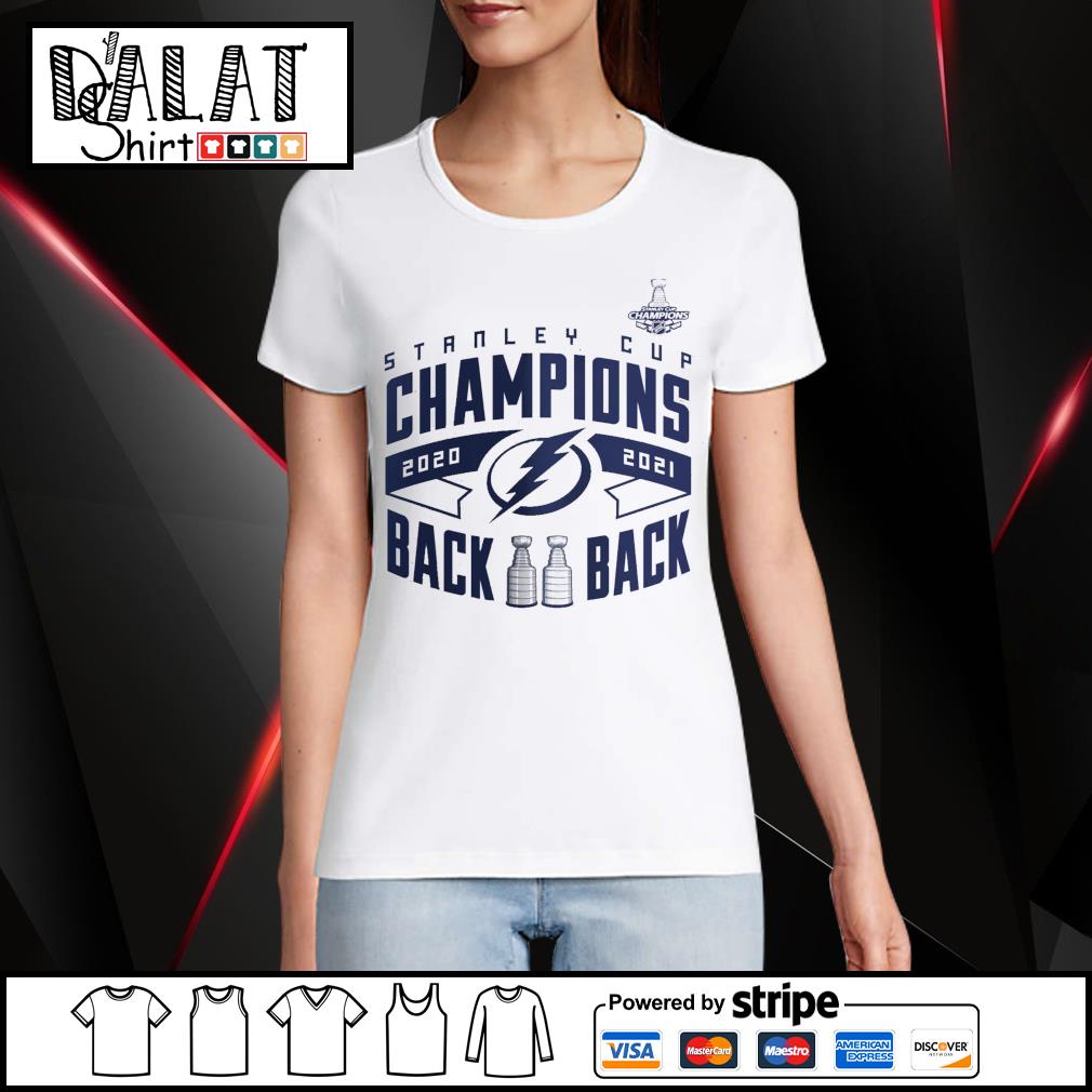 GIRLS, WOMENS TAMPA BAY LIGHTNING, STANLEY CUP CHAMPIONS T SHIRT