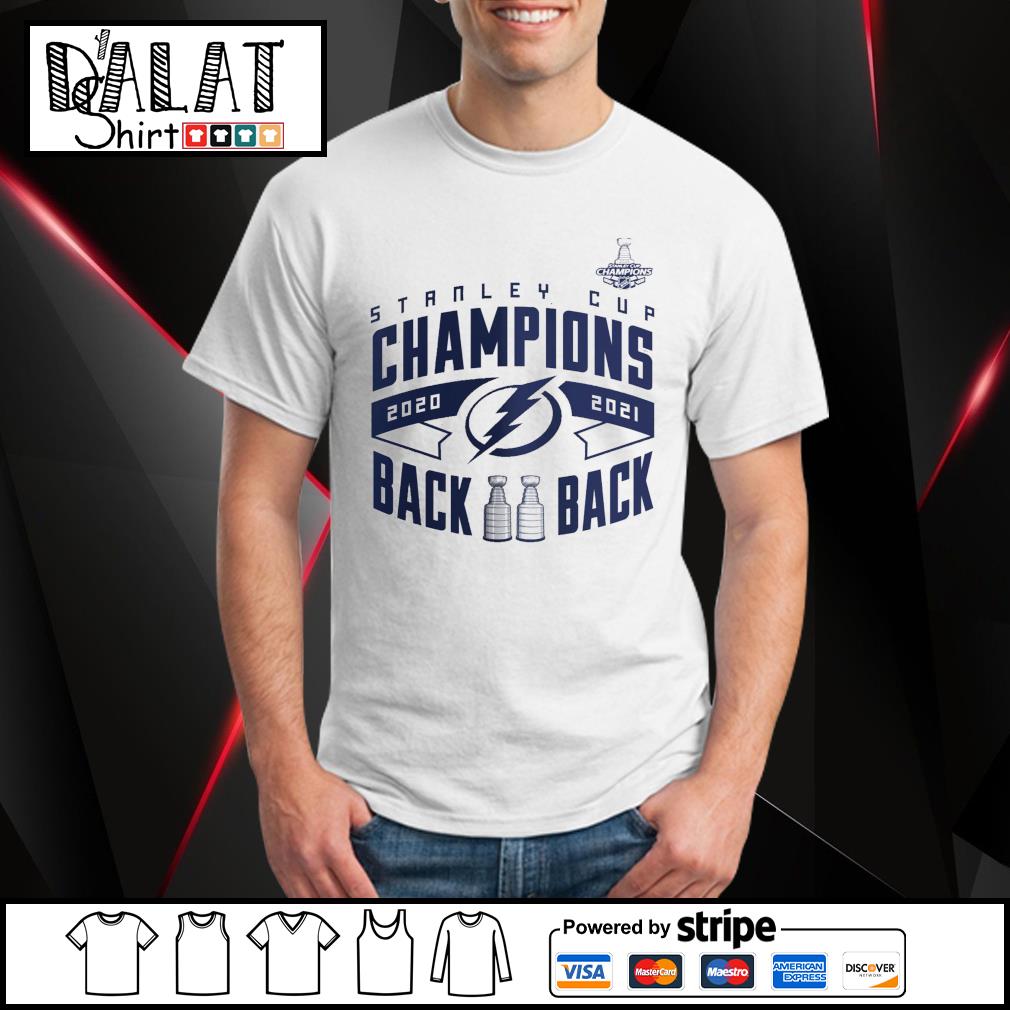 Tampa Bay Lightning 2021 Stanley Cup Champions Back II Back shirt -  Dalatshirt