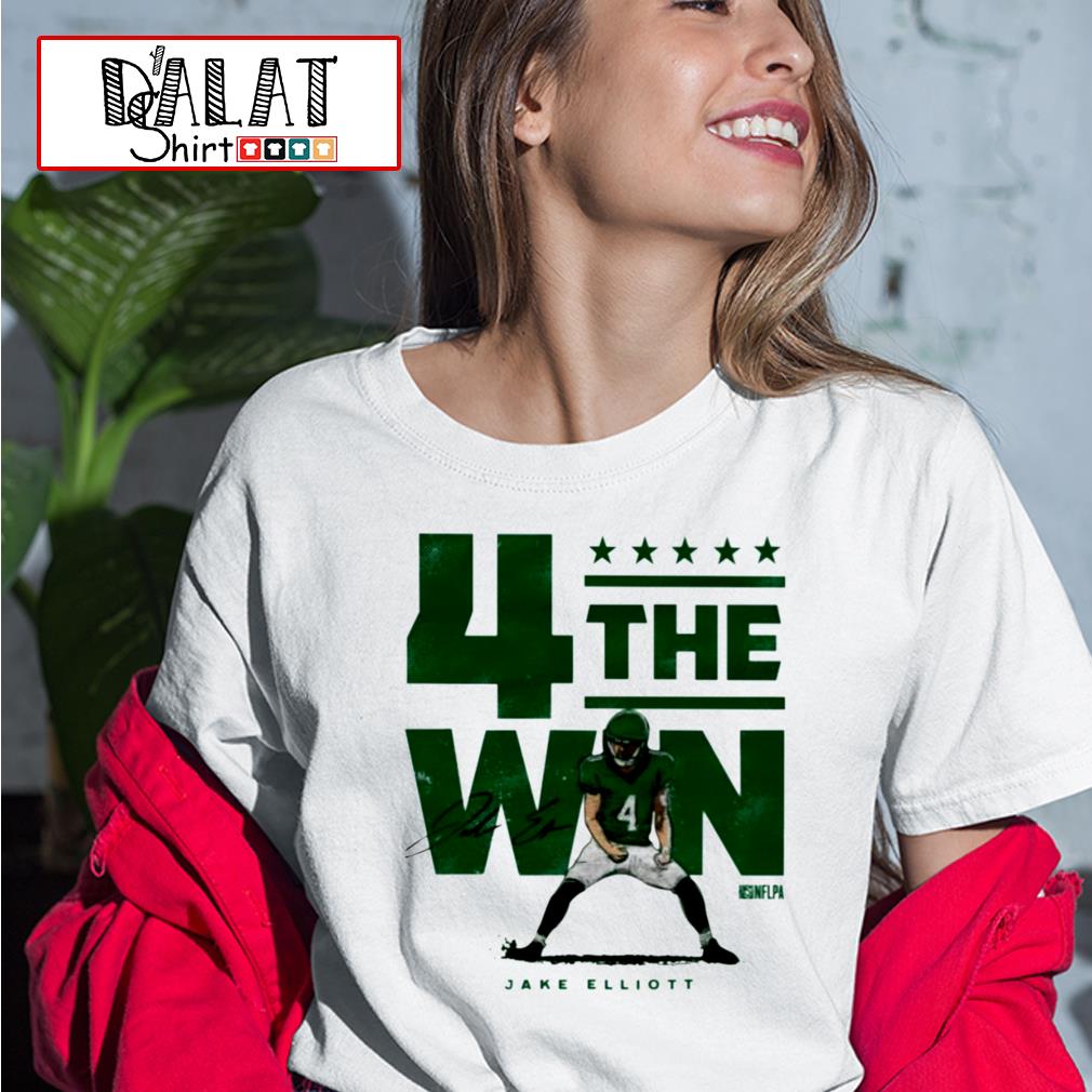 4 the win Jake Elliott signature shirt - Limotees