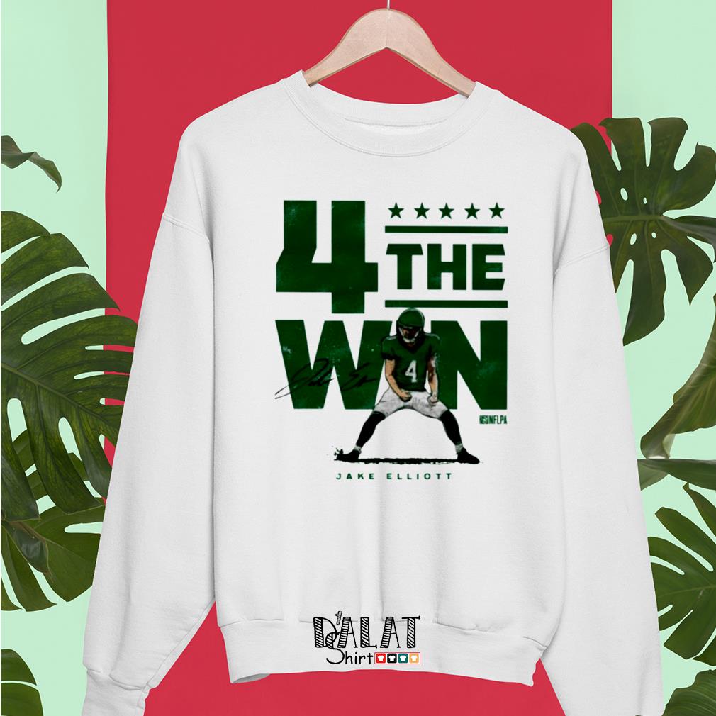 4 the win Jake Elliott signature shirt - Limotees