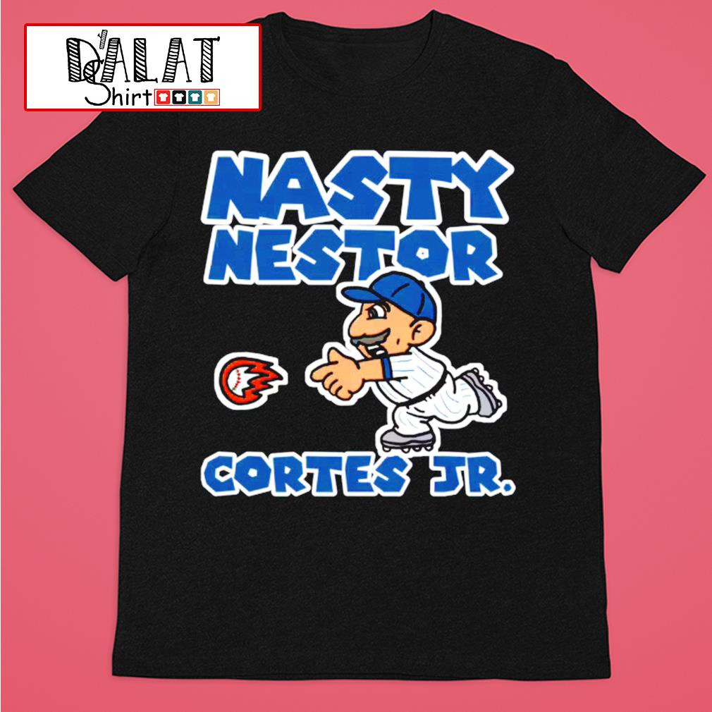HOT Cartoon Nasty Nestor Cortes Jr New York Yankees logo shirt, hoodie,  sweater, long sleeve and tank top