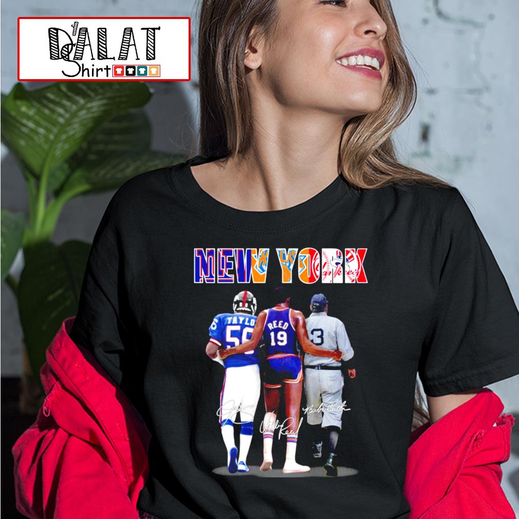 New York Lawrence Taylor Willis Reed Babe Ruth shirt - Kingteeshop
