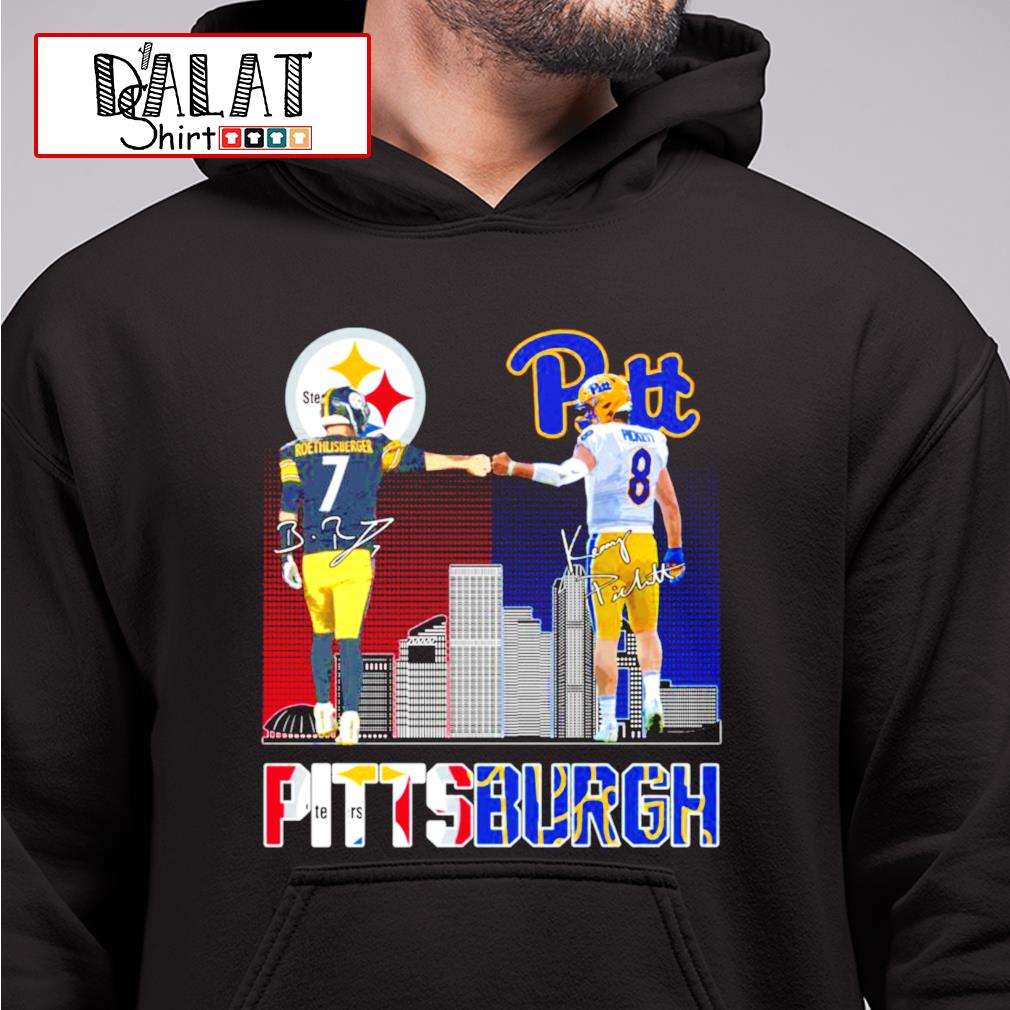 Pittsburgh sports Ben Roethlisberger vs Kenny Pickett signatures shirt,  hoodie, sweater, long sleeve and tank top