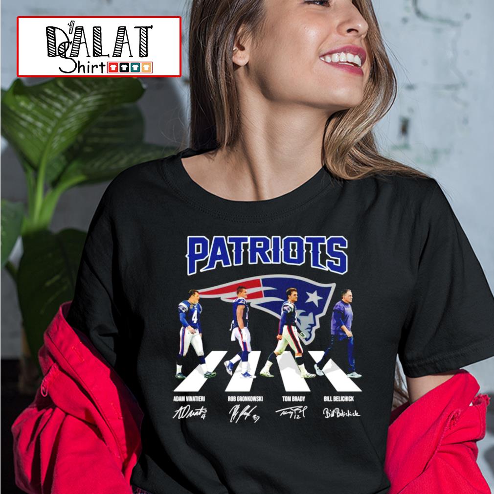 New England Patriots Abbey Road signatures shirt, hoodie, sweater, long  sleeve and tank top