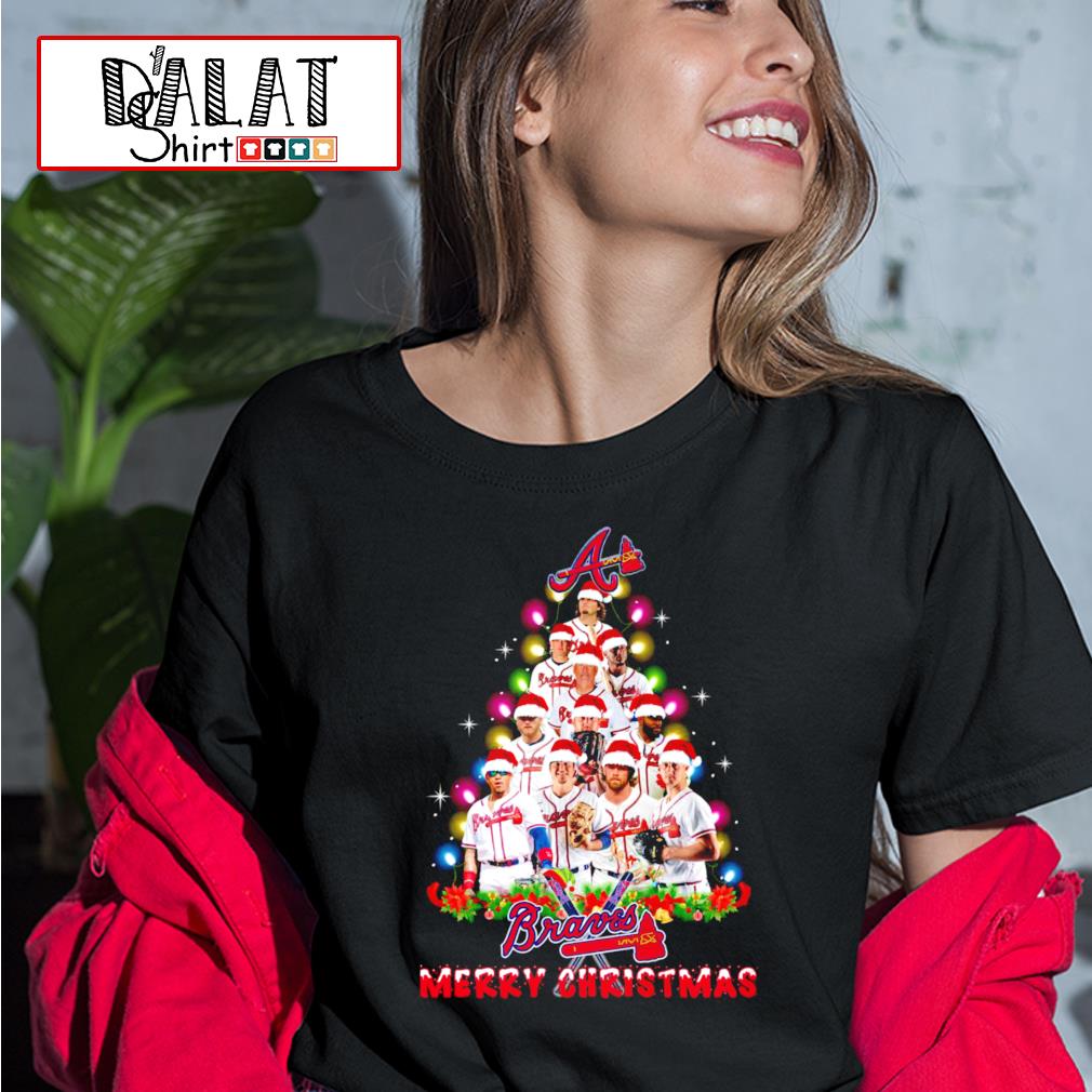 Atlanta Braves Christmas Tree Merry Christmas Shirt, hoodie, sweater, long  sleeve and tank top