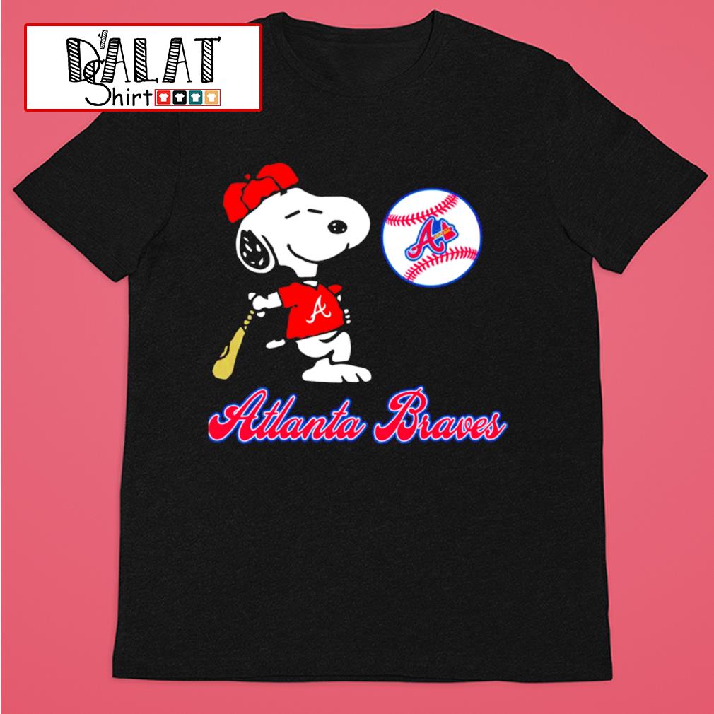 Snoopy playing Baseball Atlanta Braves 2021 shirt, hoodie, sweater and long  sleeve