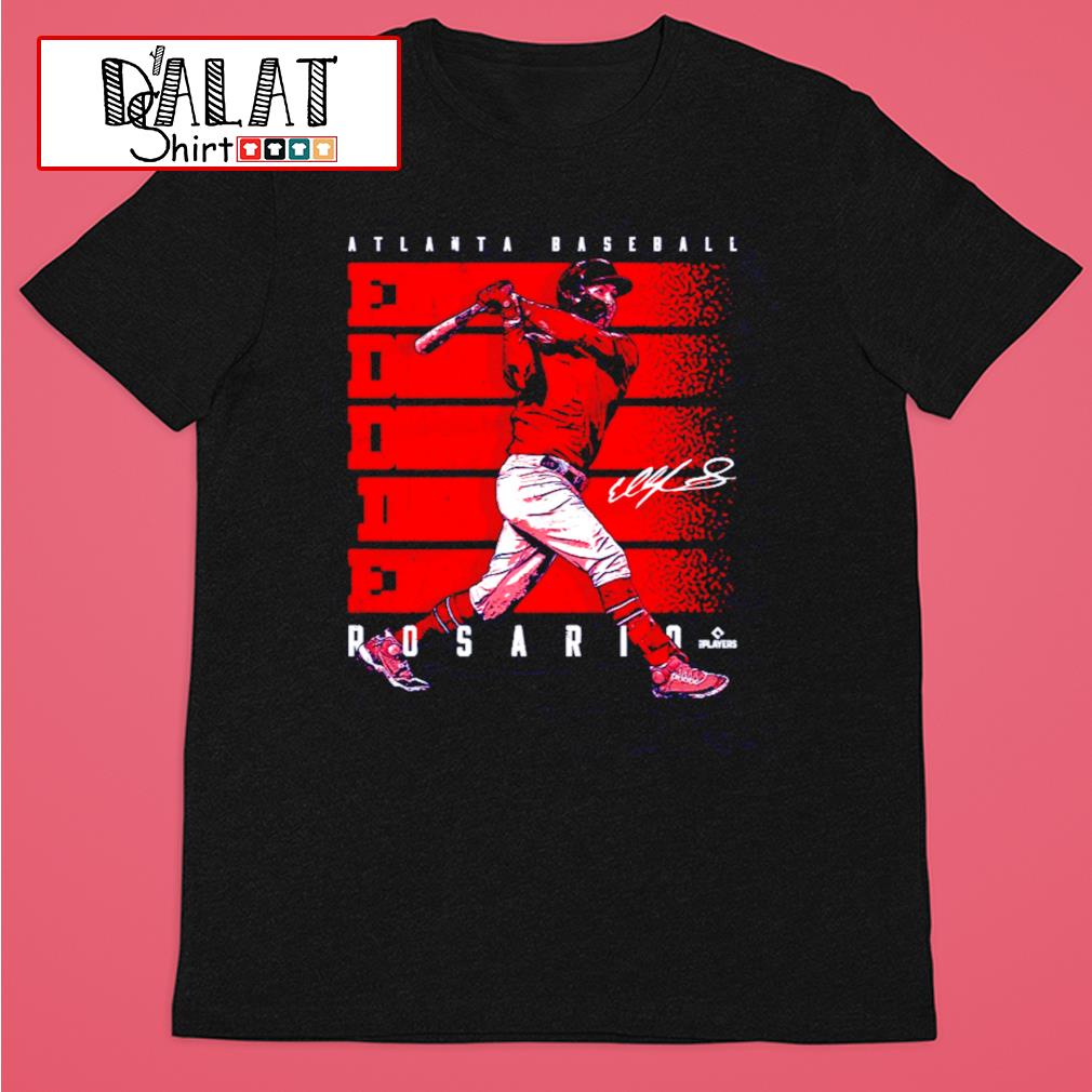 Eddie Rosario Atlanta Braves one two Eddie's comin' for you signature shirt  - Limotees