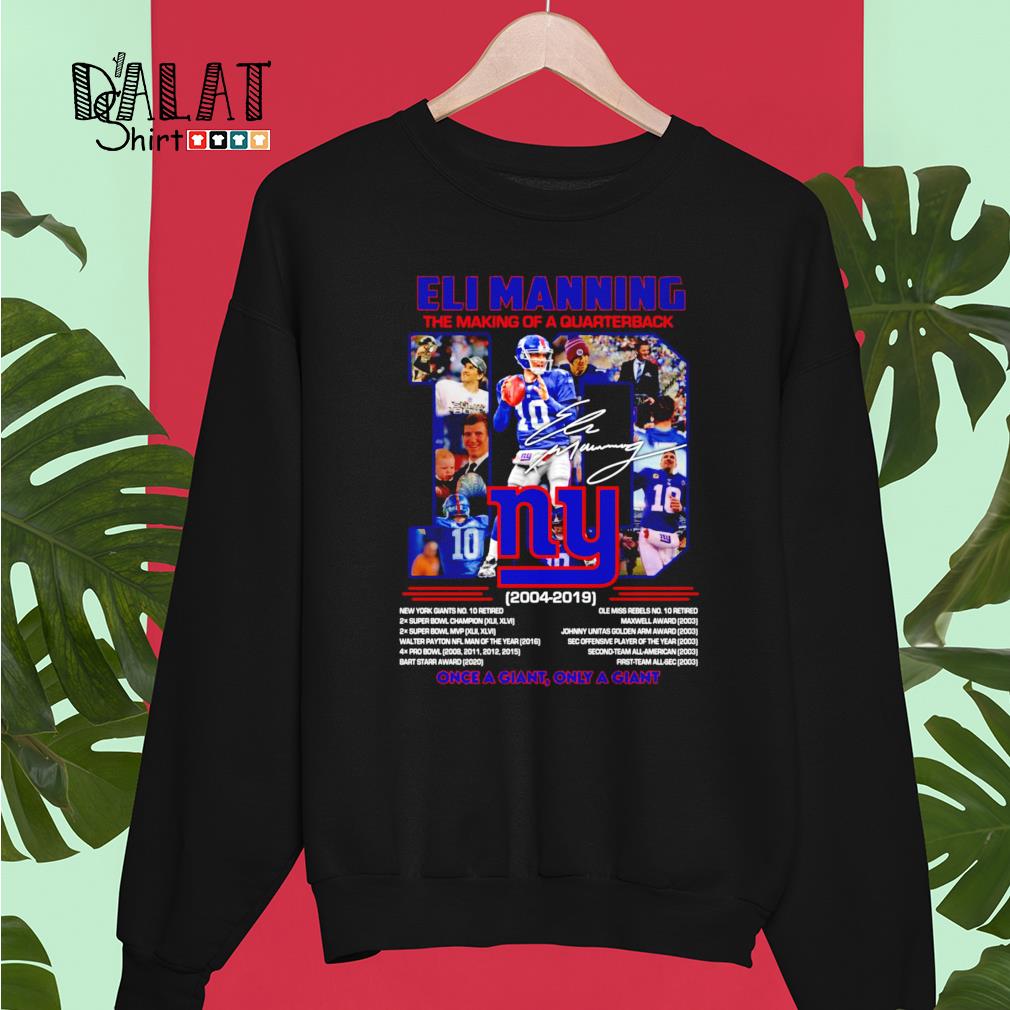 Eli manning wearing super bowl champions new york giants shirt, hoodie,  sweater, long sleeve and tank top