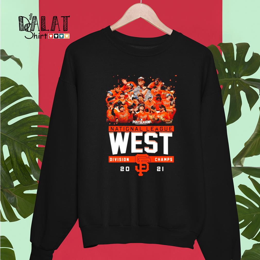 San Francisco Giants National League West Division Champs 2021 shirt,  hoodie, sweater, long sleeve and tank top