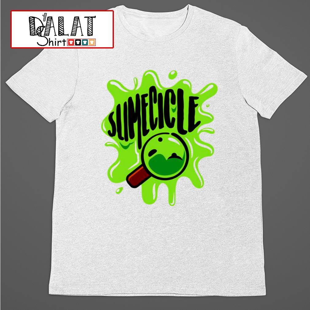 Slime Splat Logo Embroidered Striped Tee