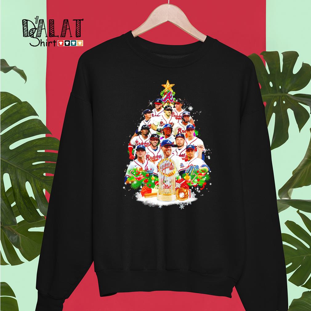 Atlanta Braves Christmas Tree - Christmas Sweater T Shirts