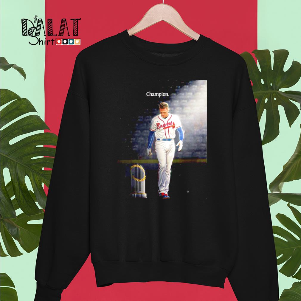 Atlanta Braves Champion Freddie Freeman Shirt, hoodie, sweater