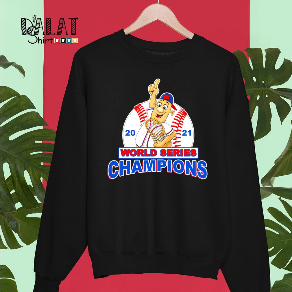 Braves World Series Champions- Blooper Trophy Long Sleeve T-Shirt