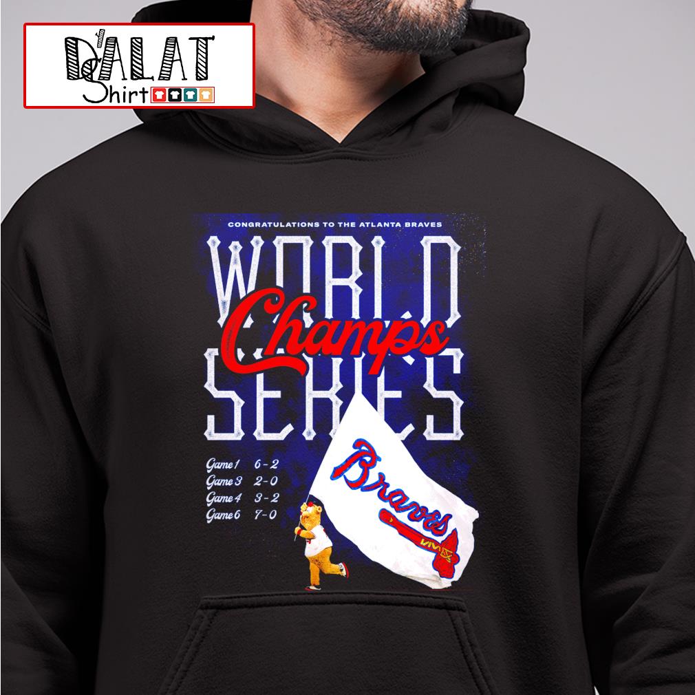 Congratulations to the Atlanta Braves World Champs Series shirt