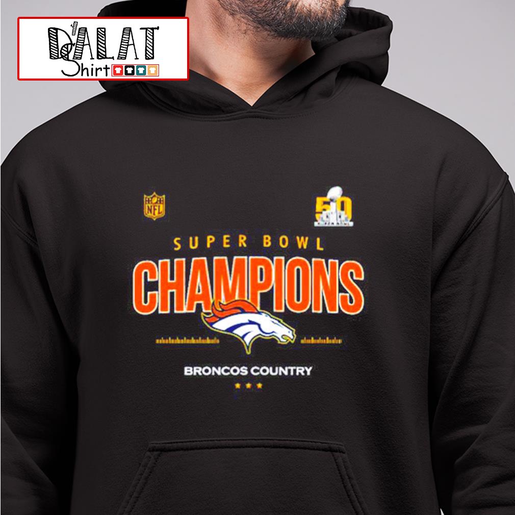 Denver Broncos Country Super Bowl 50 Champions 2021 Shirt