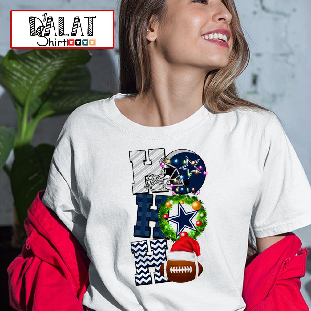 Ho Ho Ho Dallas Cowboys Football Christmas shirt - Dalatshirt