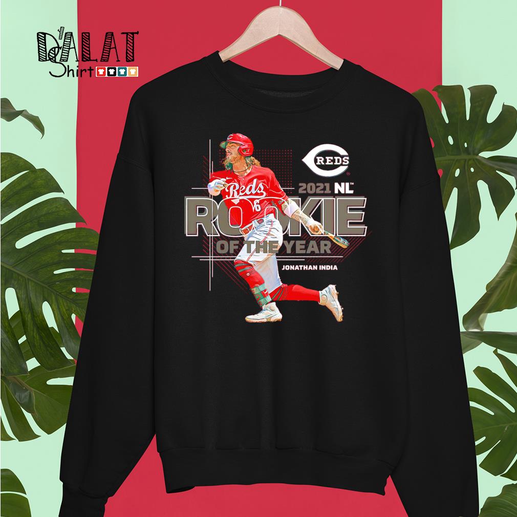 Jonathan India Cincinnati Reds 2021 NL Rookie of the years shirt, hoodie,  sweater, long sleeve and tank top