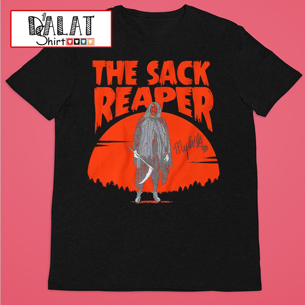 Myles Garrett The Sack Reaper signature shirt - Dalatshirt