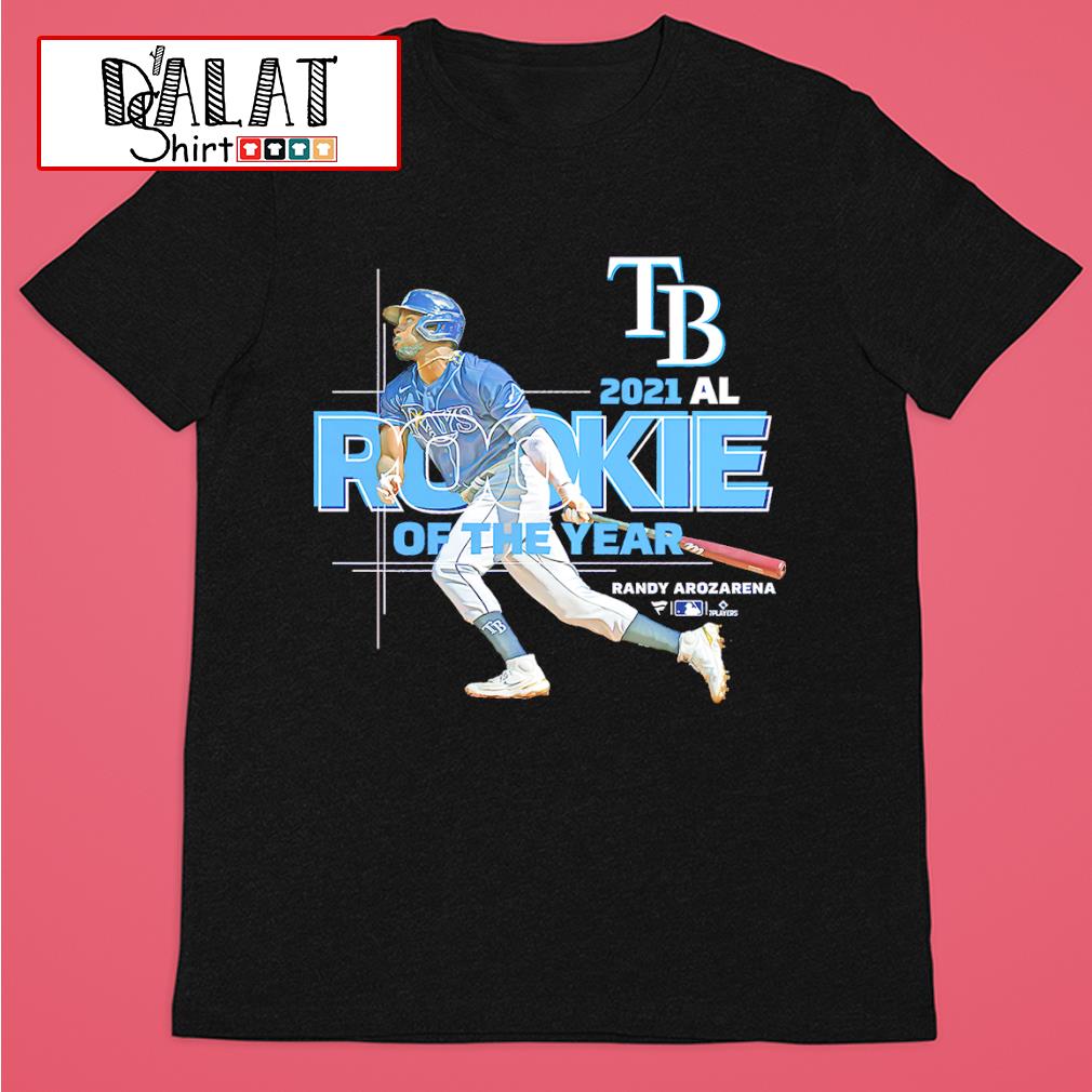 Tampa Bay Rays Randy Arozarena 2021 AL Rookie of the Year T-Shirt