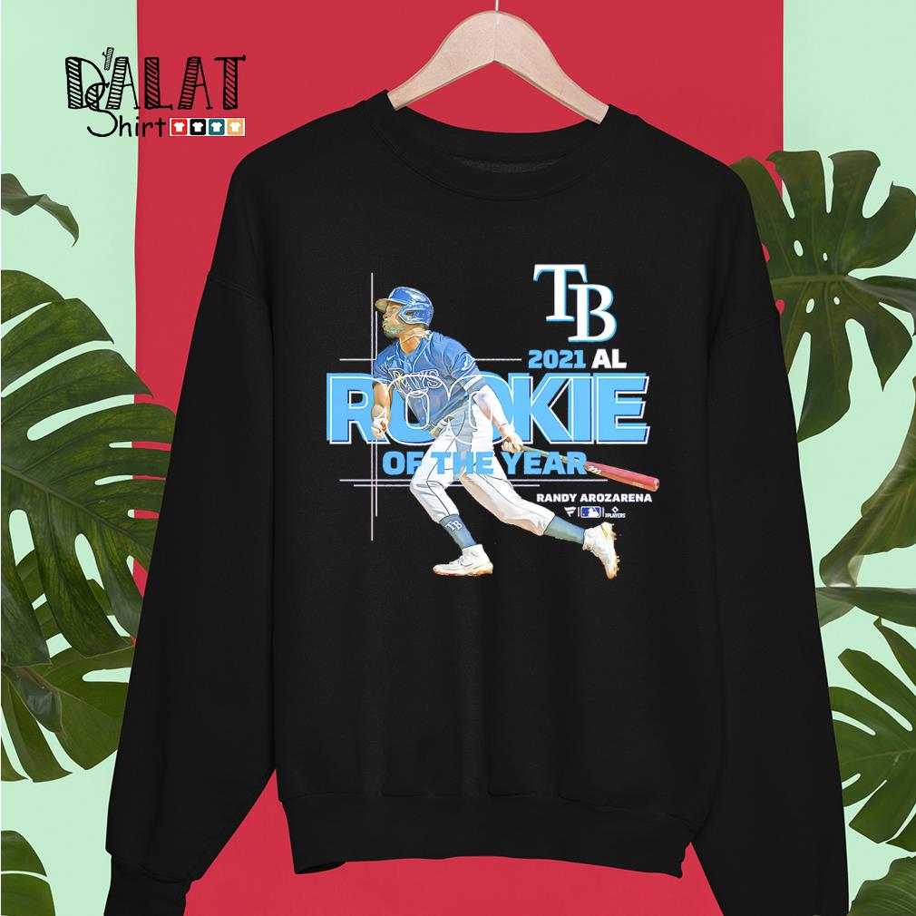 Tampa Bay Rays Randy Arozarena 2021 AL Rookie of the Year T-Shirt