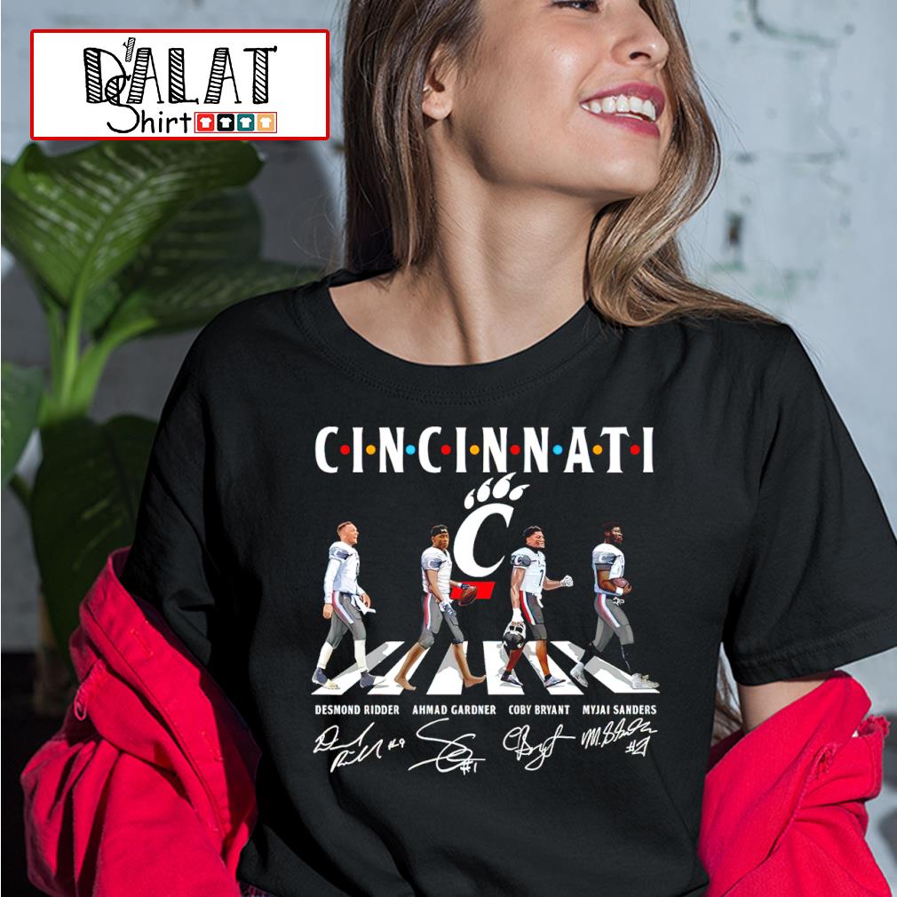 The Cincinnati Bengals Abbey Road Signatures T-Shirt,Sweater, Hoodie, And  Long Sleeved, Ladies, Tank Top