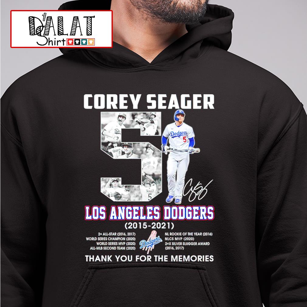 Los Angeles Dodgers Corey Seager thank you for the memories shirt