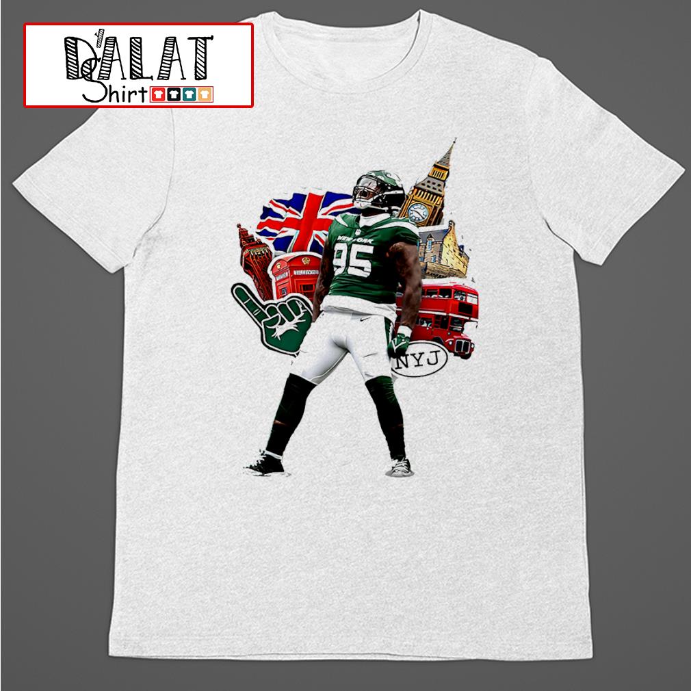 Quinnen Williams 95 New York Jets football player pose poster gift shirt,  hoodie, sweater, long sleeve and tank top