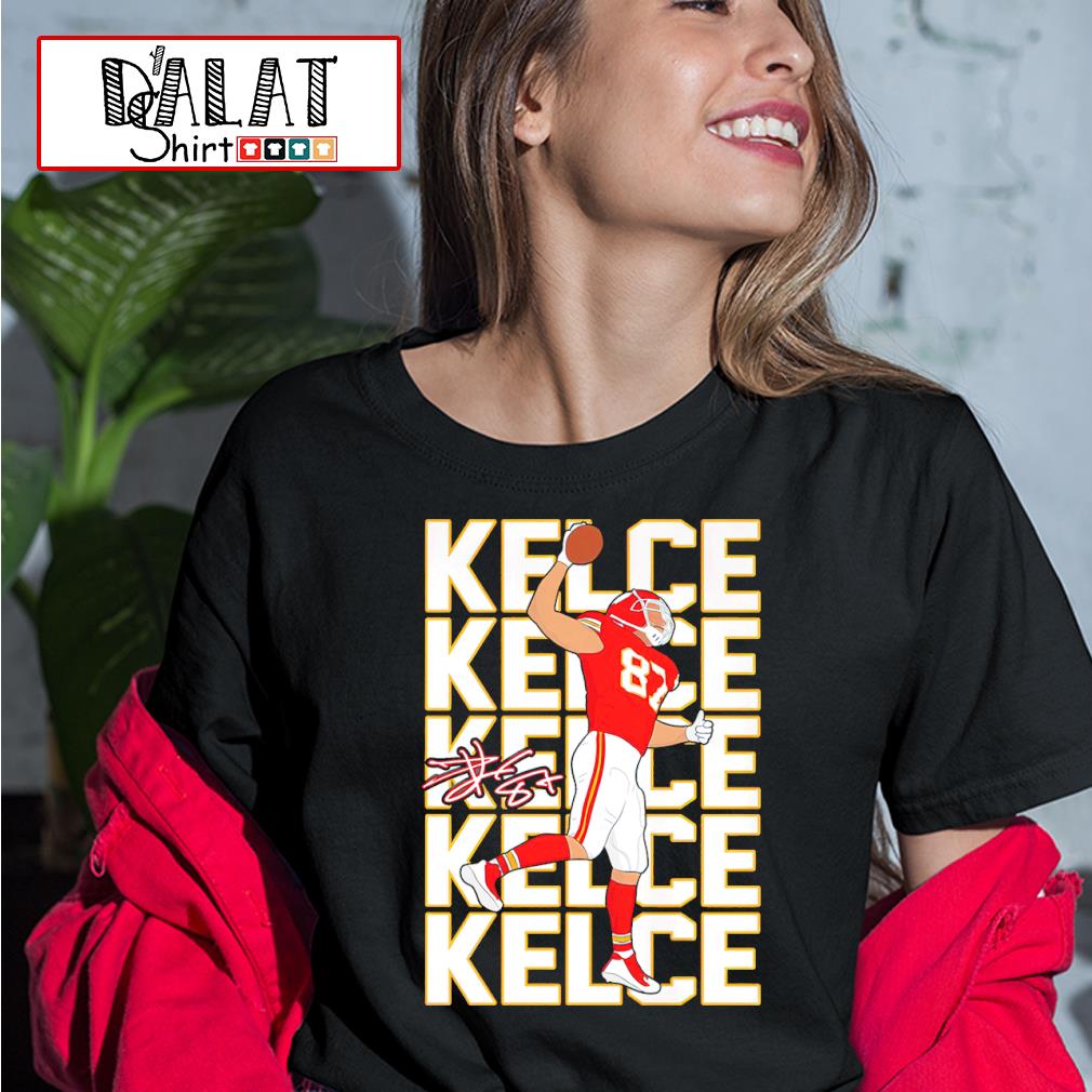 Travis Kelce Kansas City Chiefs signature 2023 shirt - Limotees