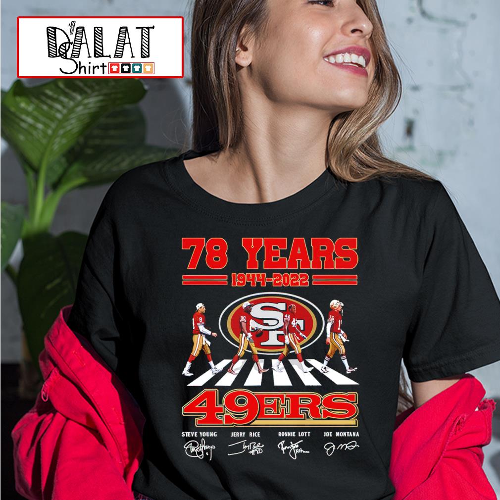 San Francisco 49ers Abbey Road 78 Years 1944-2022 Signatures