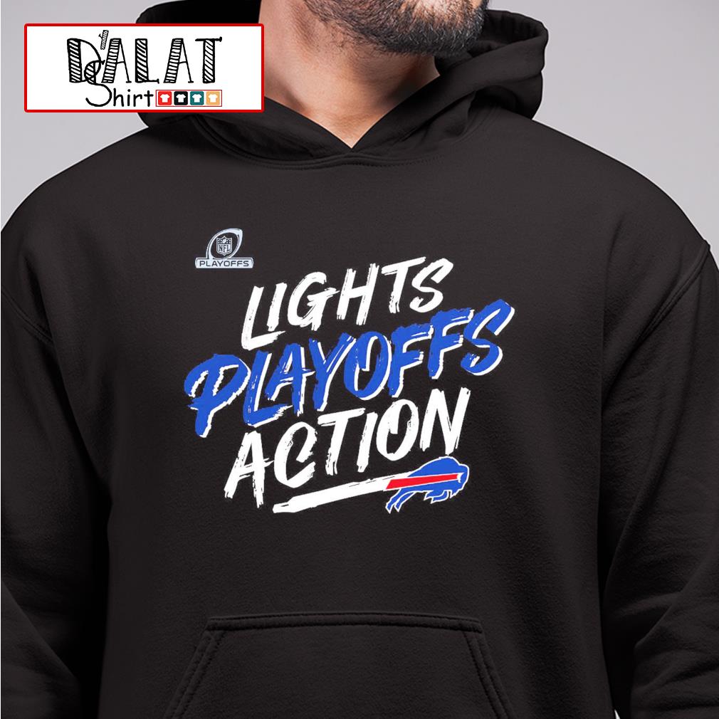 Fanatics Buffalo Bills Men's 2021 Playoff Bound Lights Action T-Shirt 21 / L