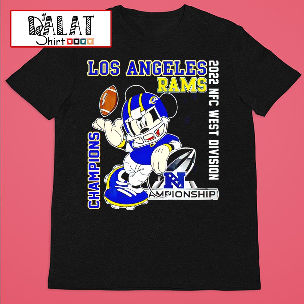 Mickey mouse NFL Los Angeles Rams 2021 2022 Nfc West Division Champions  shirt, hoodie, sweater, long sleeve and tank top