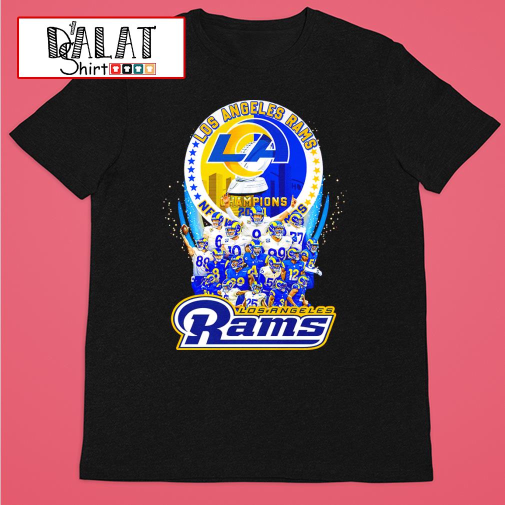 Official los angeles rams football team 2021 champions shirt