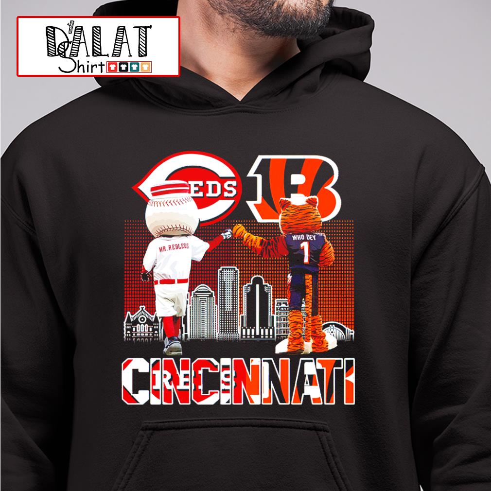 Official Mascot Cincinnati Reds Vs Cincinnati Bengals Shirt