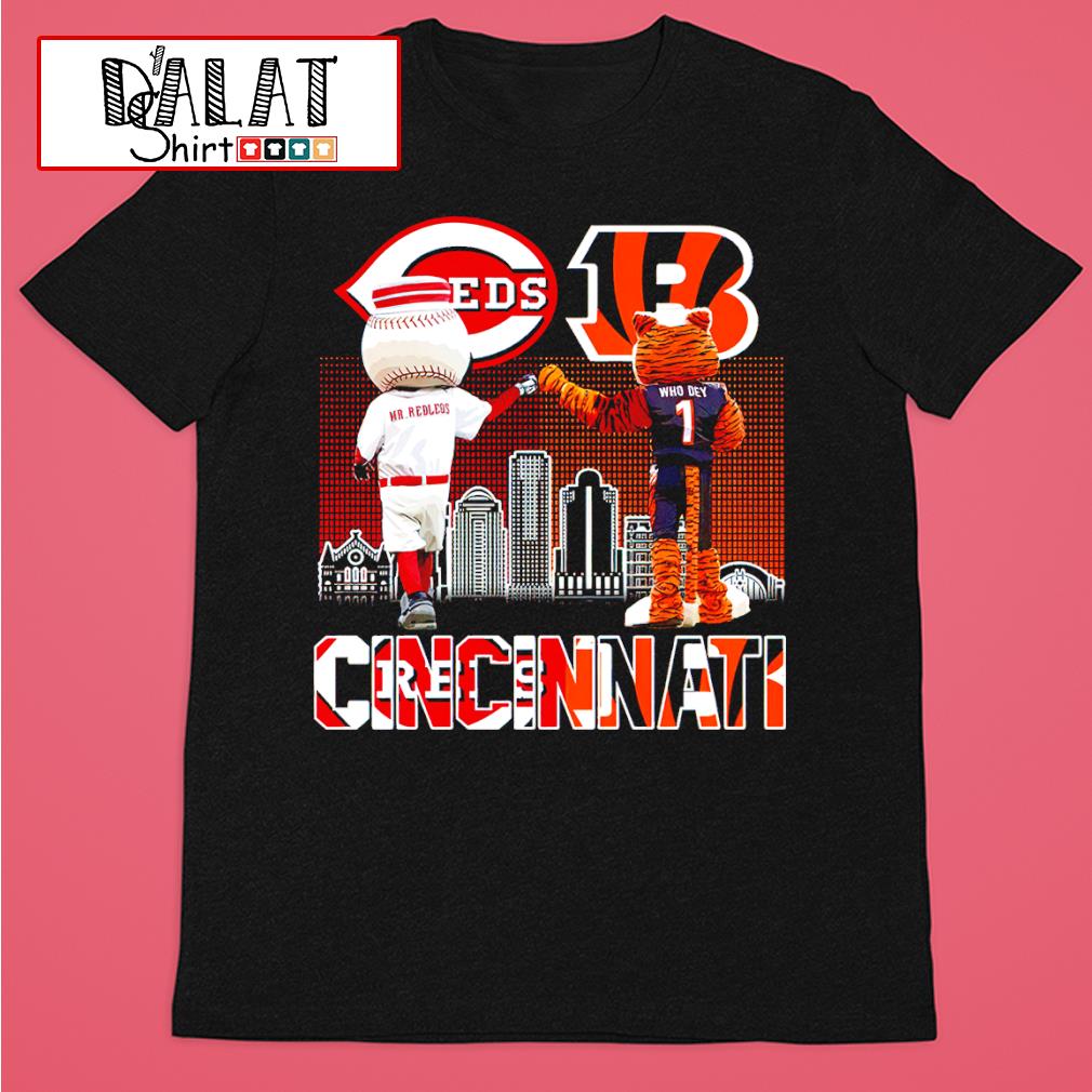 Mascot Cincinnati Reds Vs Cincinnati Bengals Shirt, hoodie