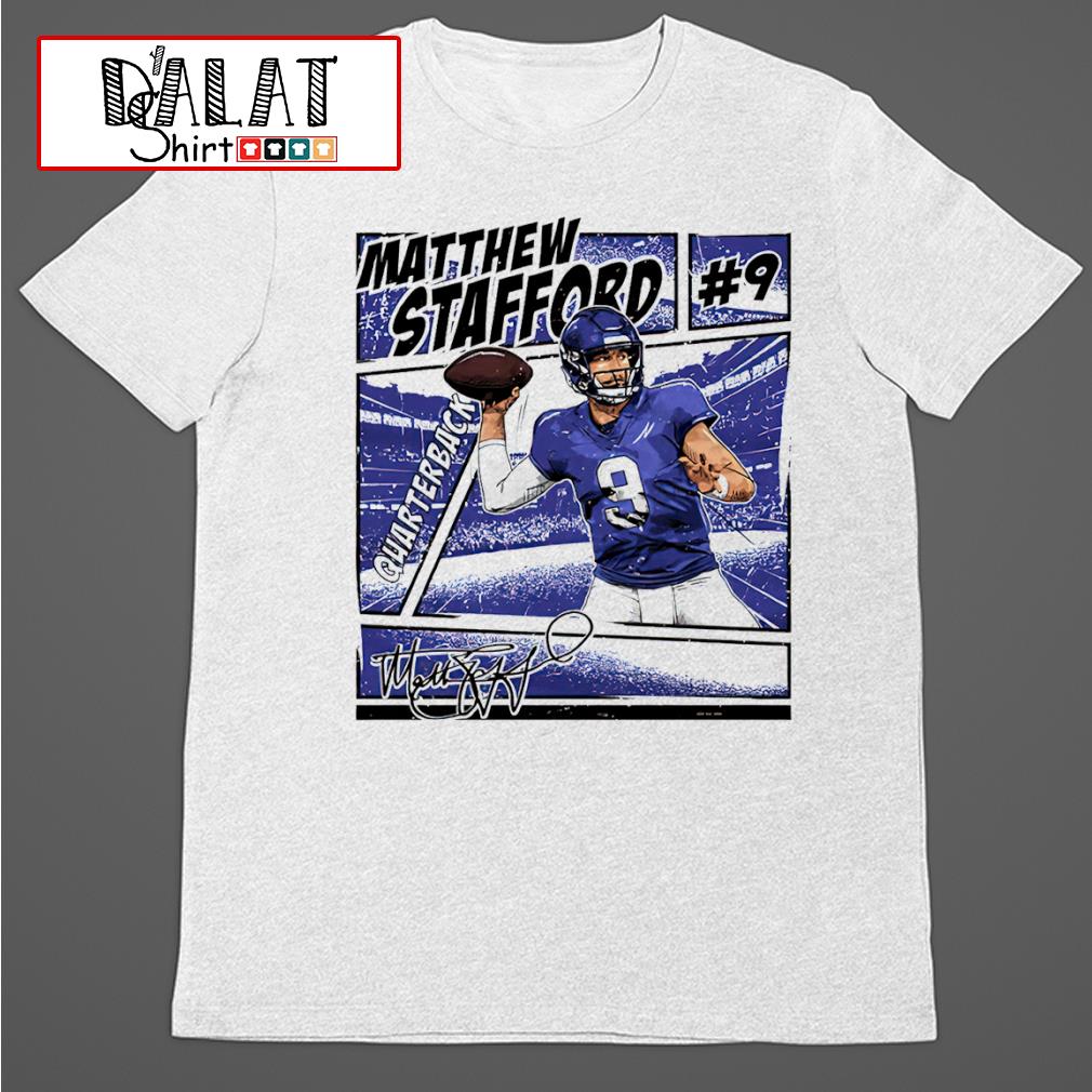 Matthew Stafford Shirt, Los Angeles Football Men's Cotton T-Shirt