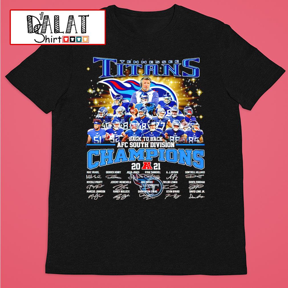 Tennessee Titans 2021 2022 AFC south division champions shirt