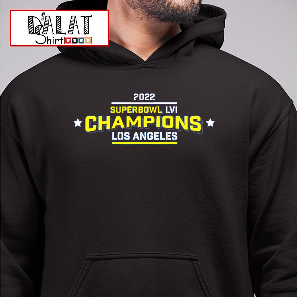 Super Bowl LVI Champions Los Angeles 2022 T-Shirt - Anynee