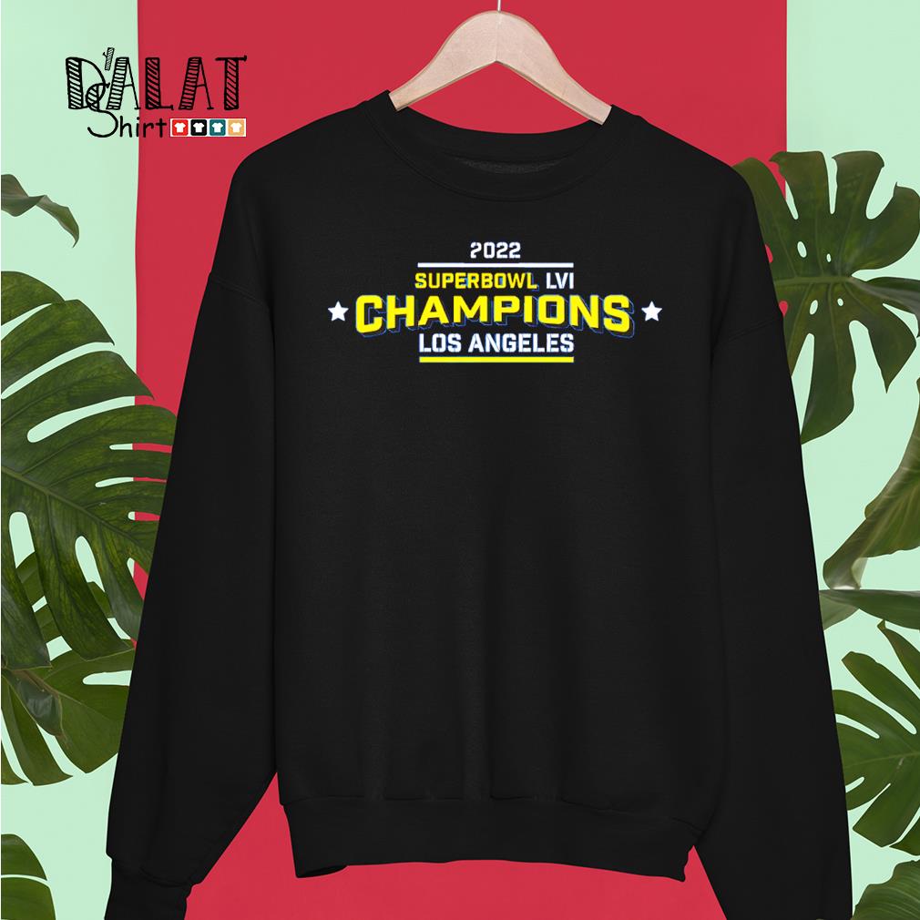 Super Bowl LVI Champions Los Angeles 2022 T-Shirt - Anynee