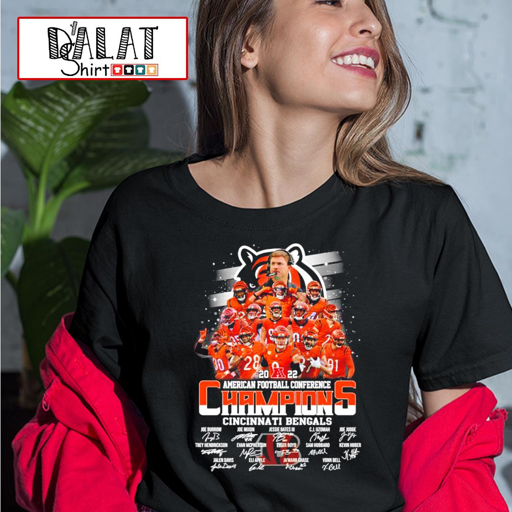 Cincinnati Bengals Northern Division Champions American Football Conference  signatures shirt, hoodie, sweater, long sleeve and tank top