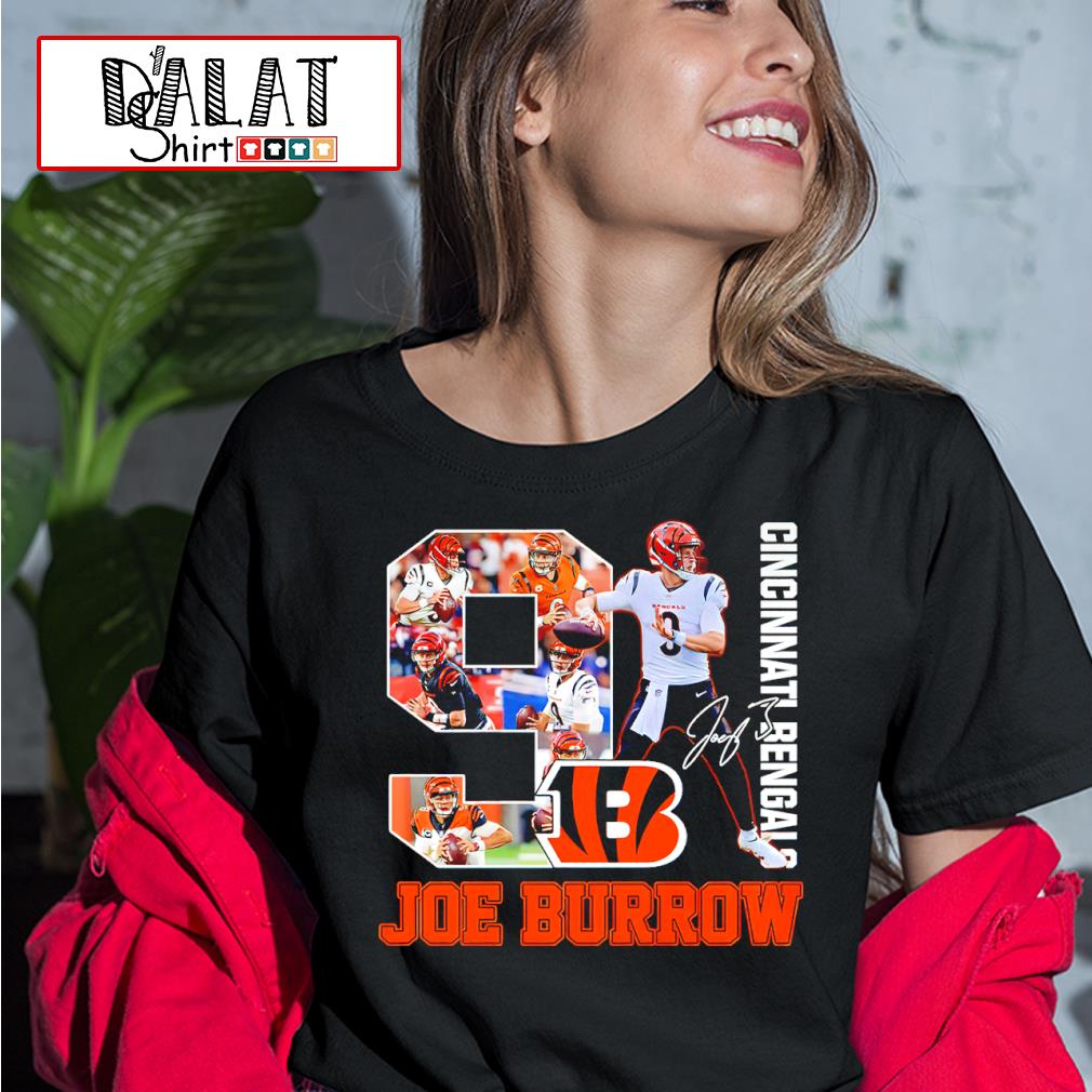 Joe Burrow 9 Cincinnati Bengals shirt, hoodie, sweatshirt, ladies tee and  tank top