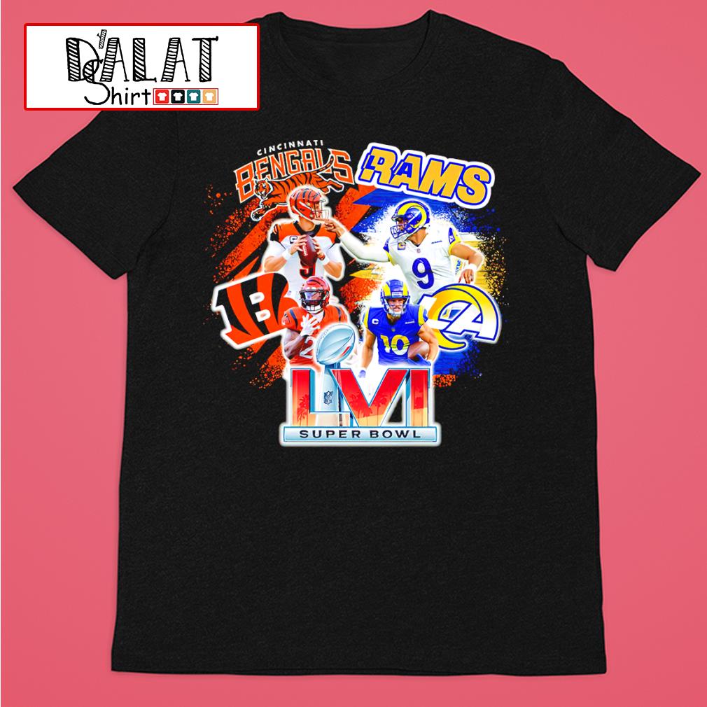 Cincinnati Bengals Vs Los Angeles Rams Super Bowl LVI Shirt - Dalatshirt