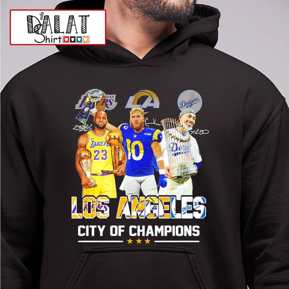 Los angeles Dodgers rams Lakers T-shirt, hoodie, sweater, long